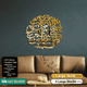 Islamic Acrylic Calligraphy Ayat e Karima Round For Wall Decor
