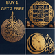 Buy 1 Get 2 Free (Ayat ul Kursi, Lohe Qurani, Qul Falak Clock)