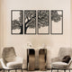 4 Qul Tree Islamic Wall Art – 4 Frame Set